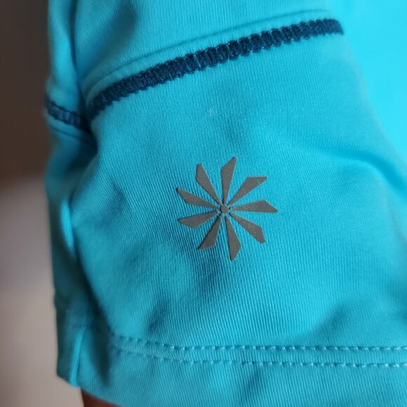 Athleta Energy Tank Top Built In Bra Teal Women's Size Small - Picture 8 of 16